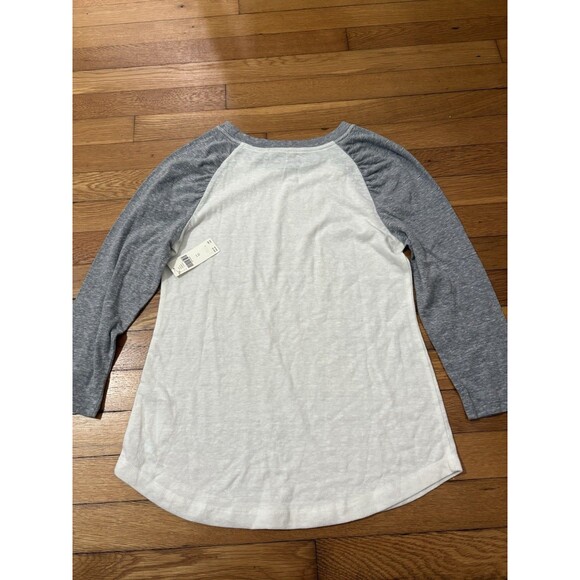 Anthropologie Size XS‎ Retro Baseball Shirt "Lazy Day" NWT - Picture 3 of 6